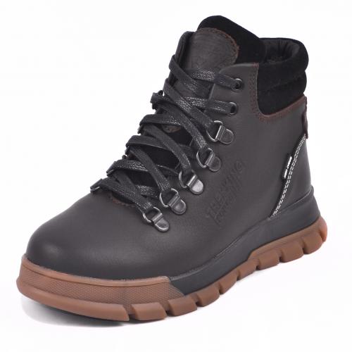 Ботинок Шарк коричневый мат