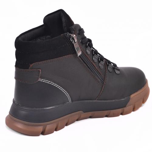 Ботинок Шарк коричневый мат