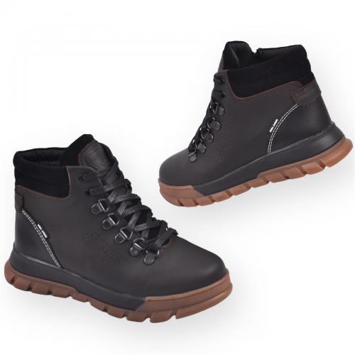 Ботинок Шарк коричневый мат