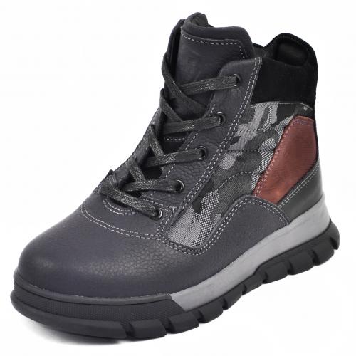 Ботинок Скипер синий мат милитари