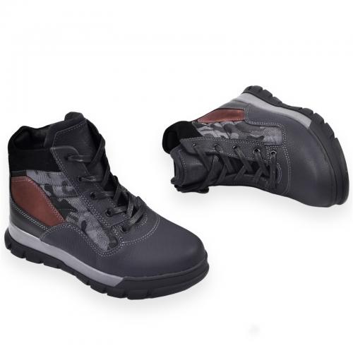 Ботинок Скипер синий мат милитари