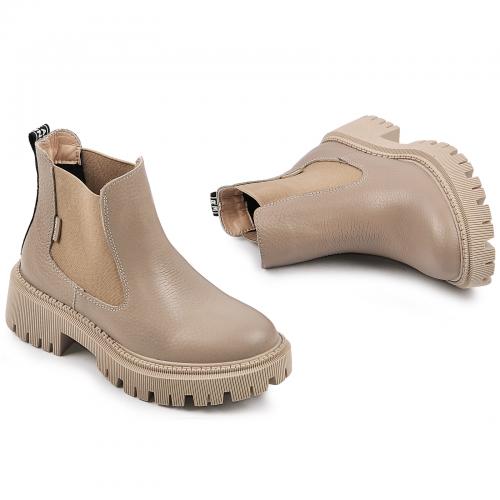 Ботинок Санта бежевый флотар