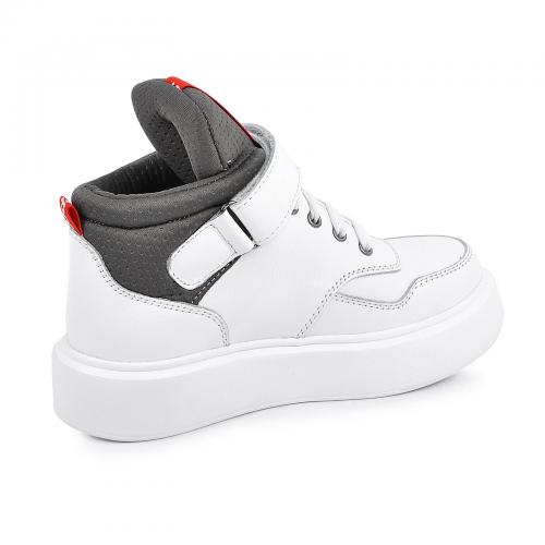 Ботинок Супра/1 белая кожа Б