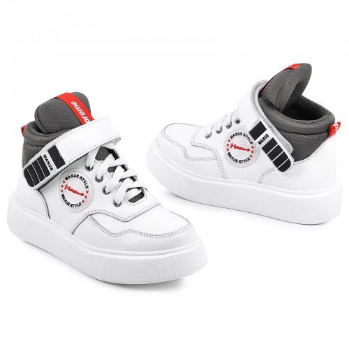 Ботинок Супра/1 белая кожа Б