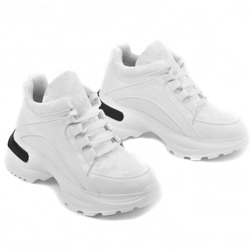 Ботинок Роуз белый флотар милитари д