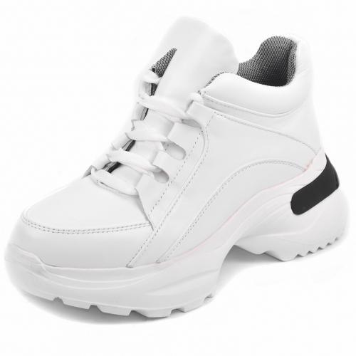 Ботинок Роуз белая кожа