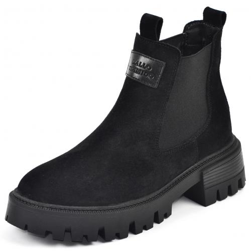 Ботинок Санта 33 черный замш 