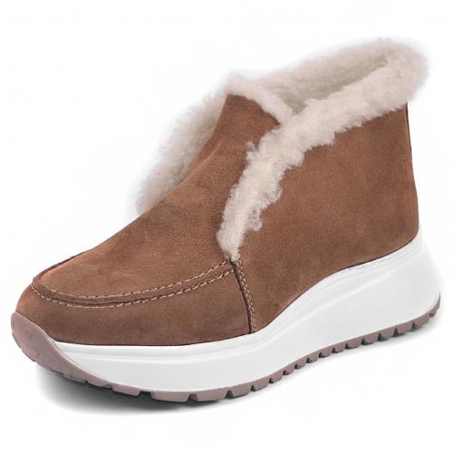 Угги Тати бежевый замш д