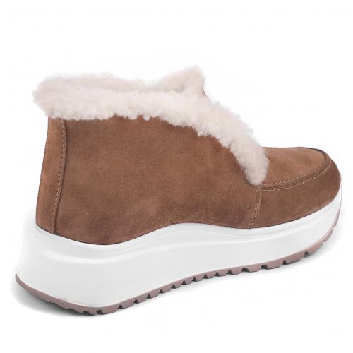 Угги Тати бежевый замш д