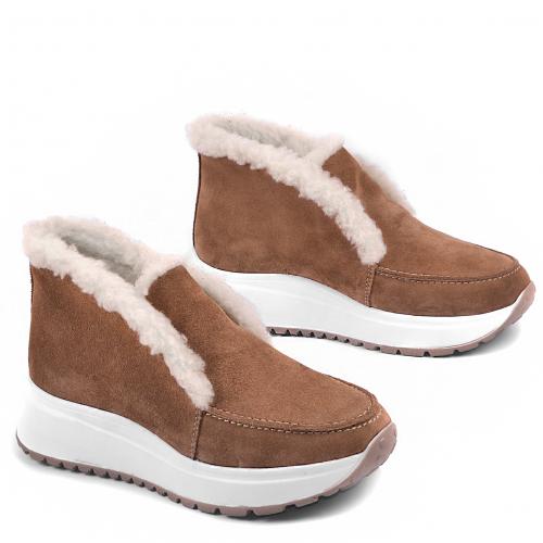 Угги Тати бежевый замш д