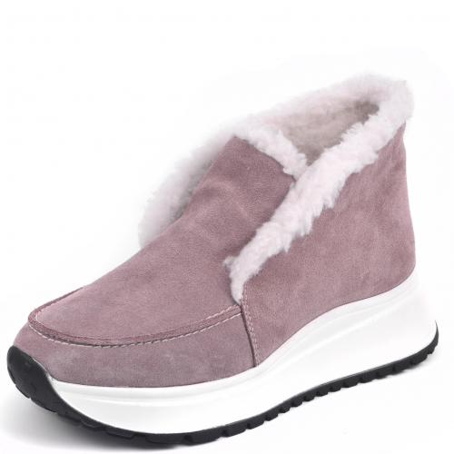 Угги Тати розовый замш д