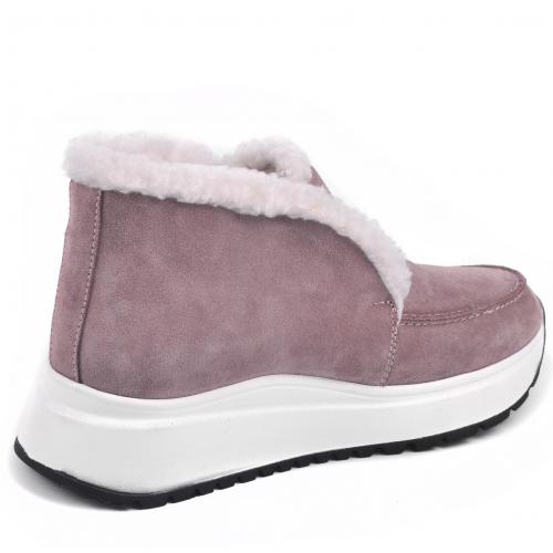 Угги Тати розовый замш д