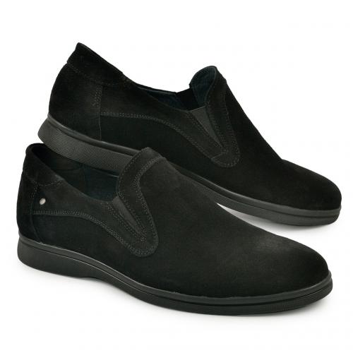 13 черный замш