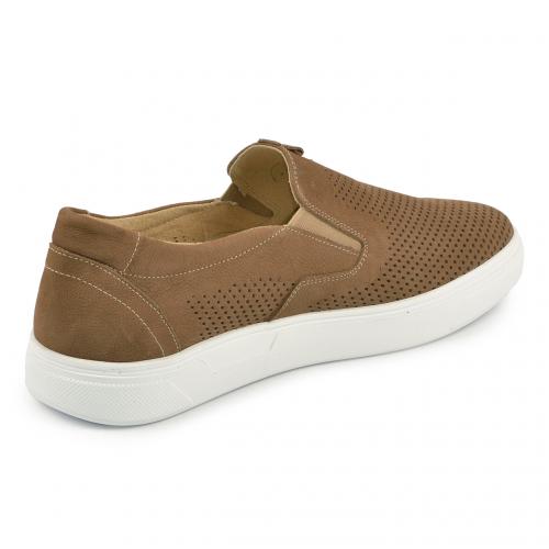 Бугатти олива нубук перфорация