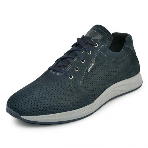 Булет синий нубук перфорация