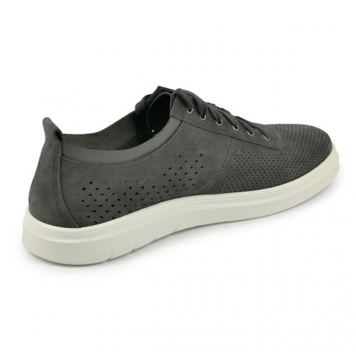 Инди серый нубук перфорация