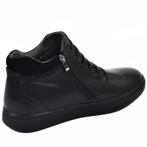 Ботинки Рекс 2 черная кожа 