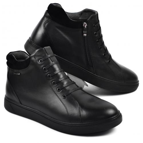 Ботинки Рекс 2 черная кожа 